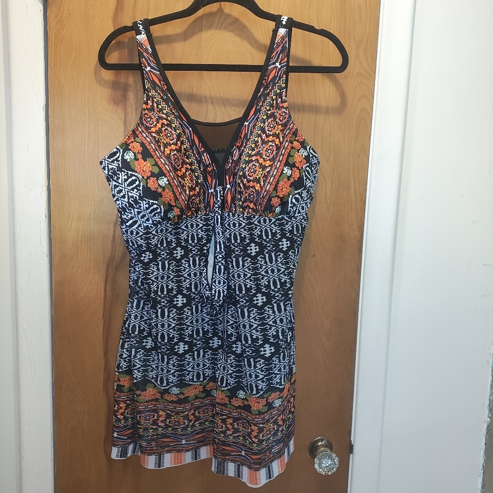 Vibrant Multicolor Women's One Piece Swimsuit